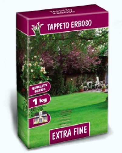 Extra krásny trávnik trávna zmes extra fine 1 kg